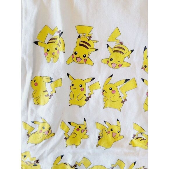 Pokemon S‎ Pikachu Variety T-Shirt White Unisex 2015 SS Discontinued - Picture 2 of 5